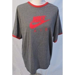 VINTAGE Nike Air Ringer Spell Out Logo Tee Shirt